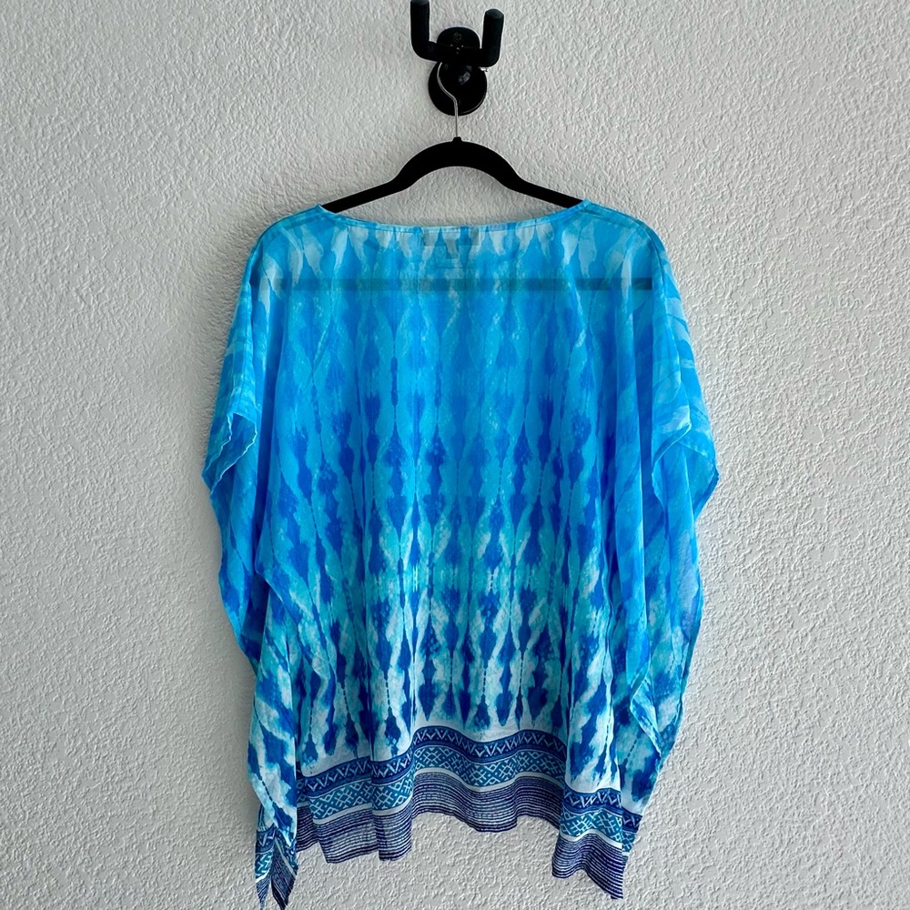 Sara Michelle Vibrant Blue Blouse